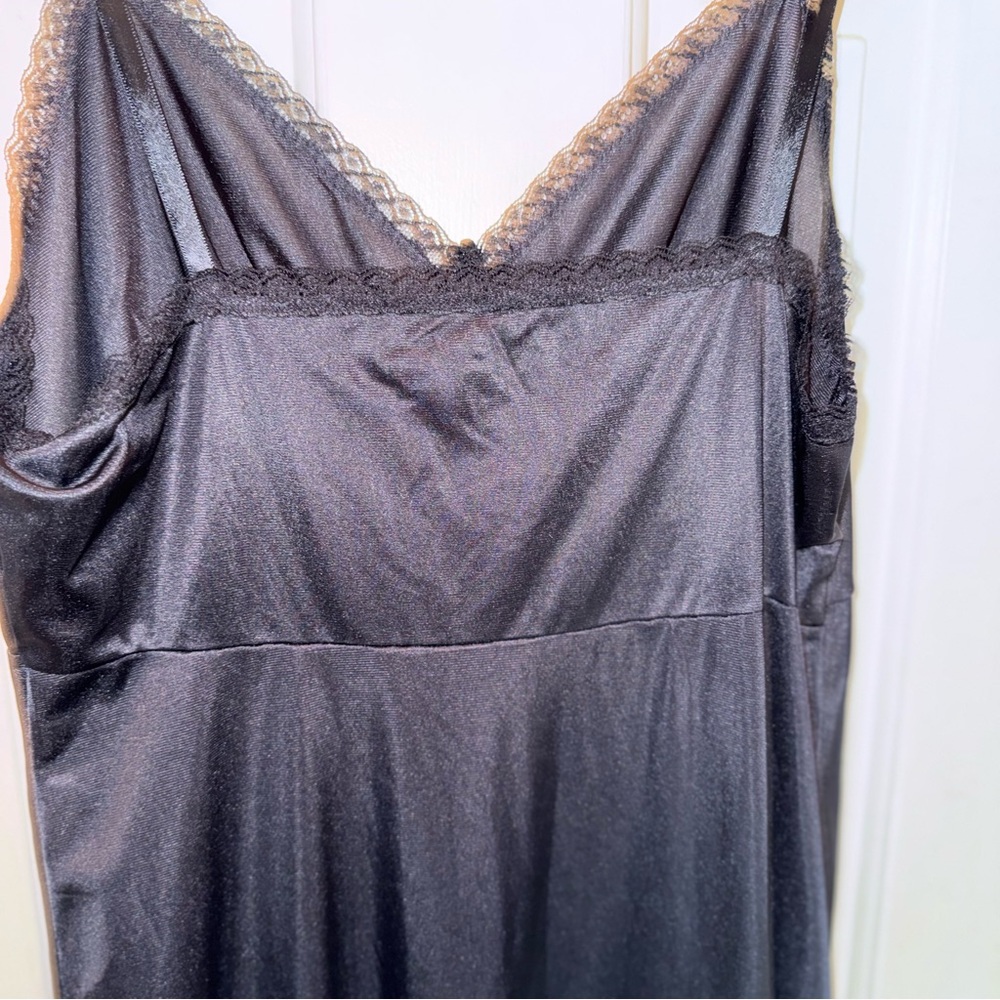 Vintage Sears Lace Slip Dress Lingerie Size L Feminine Cottagecore - Picture 4 of 8